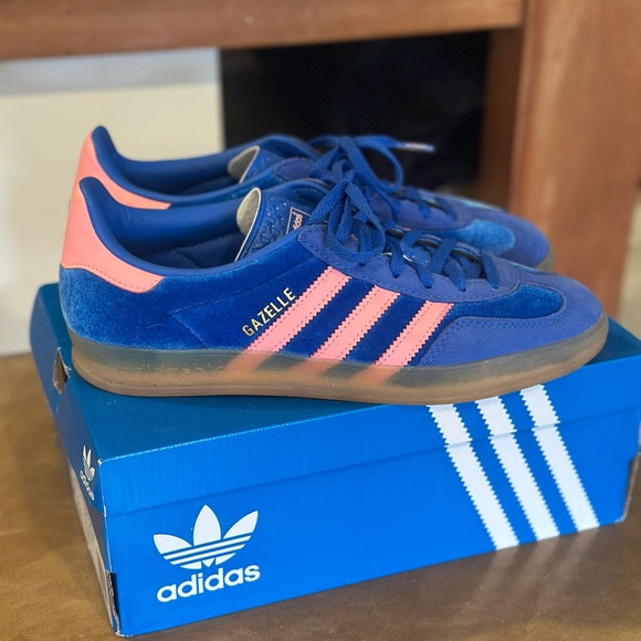 adidas Shoes - Adidas Gazelle Blue Sneakers